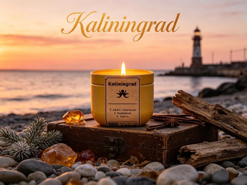 kaliningrad | Handcrafted Scented Candle with Amber & Frankincense Notes