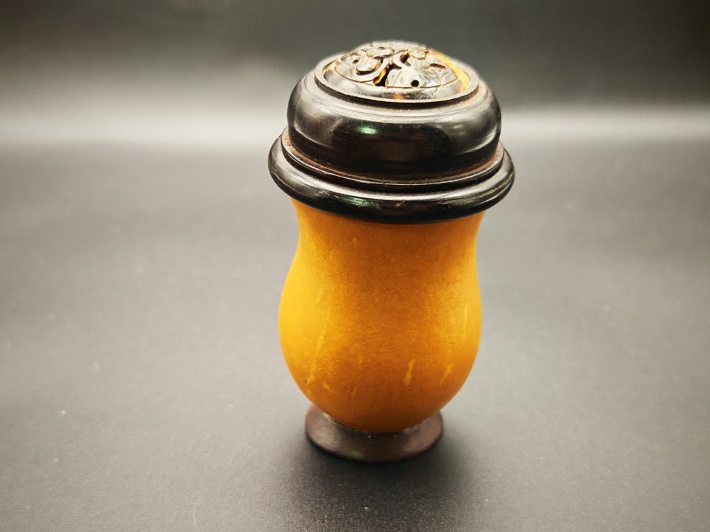 Marrakech Craft — Cricket Vessel, Round-Belly, Tortoiseshell & Rosewood
