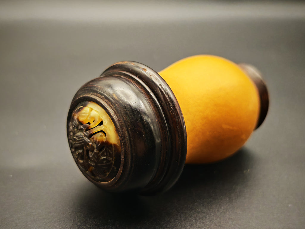 Marrakech Craft — Cricket Vessel, Round-Belly, Tortoiseshell & Rosewood