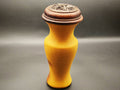 Marrakech Craft — Cricket Vessel, Standing Form, Wenge & Fu-Lu-Shou