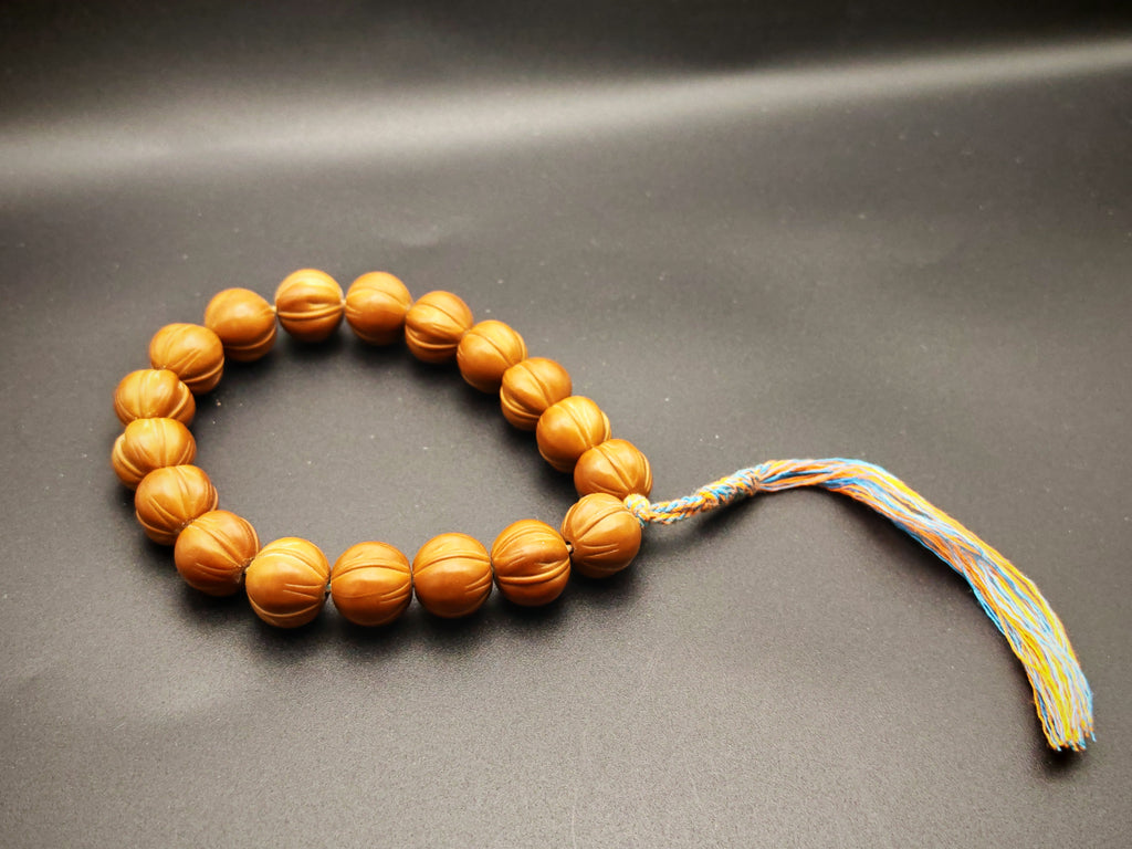Tibet — Monkey Head Walnut Bracelet, Matched Pair