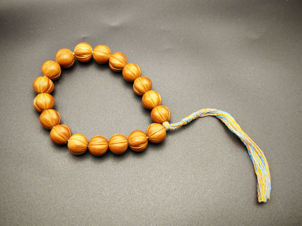 Tibet — Monkey Head Walnut Bracelet, Matched Pair