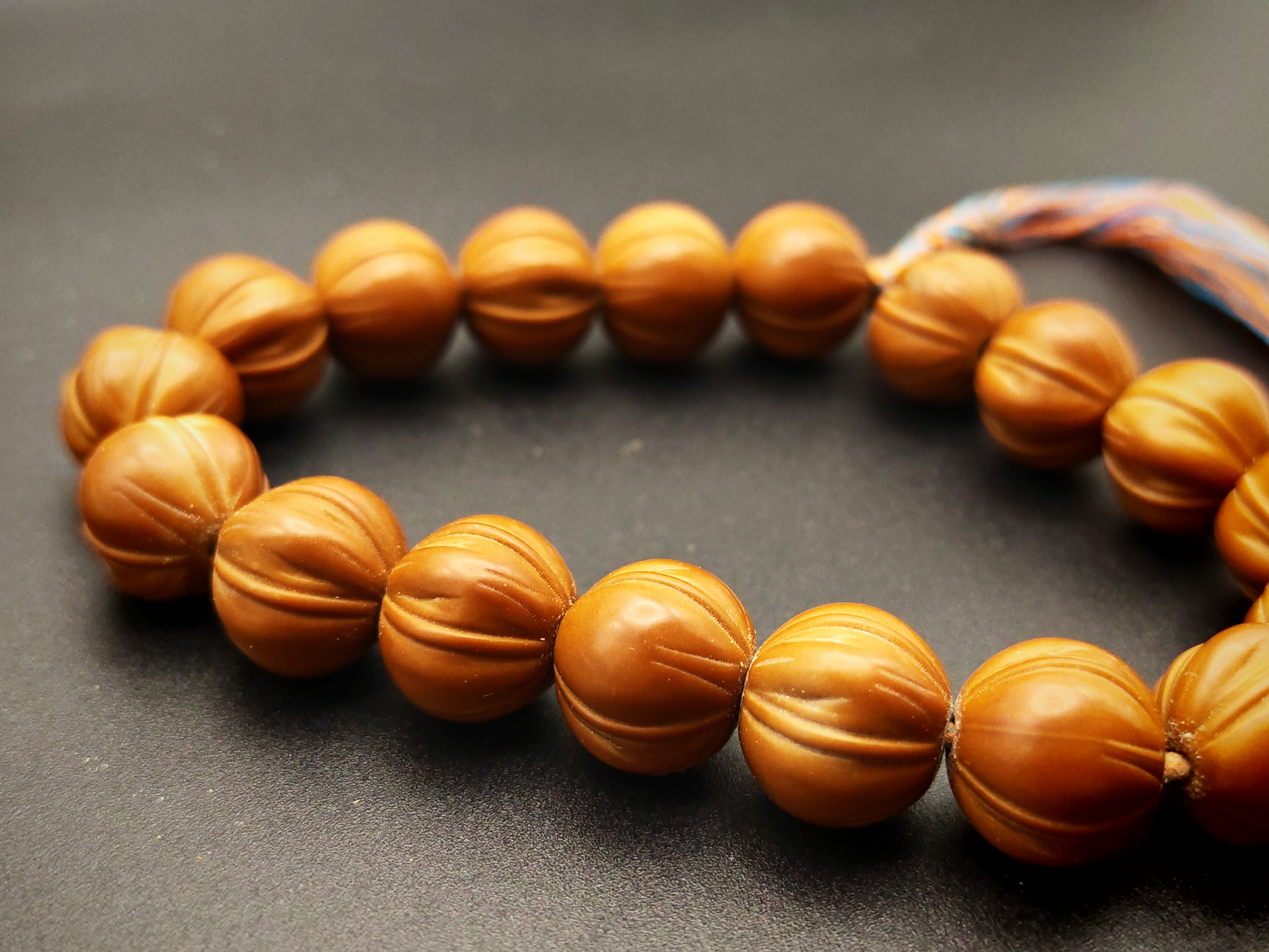 Tibet — Monkey Head Walnut Bracelet, Matched Pair
