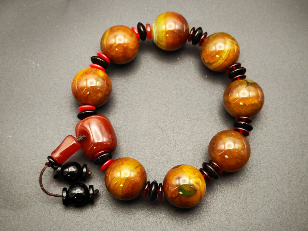 Samarkand — Warring States Red Agate Bracelet