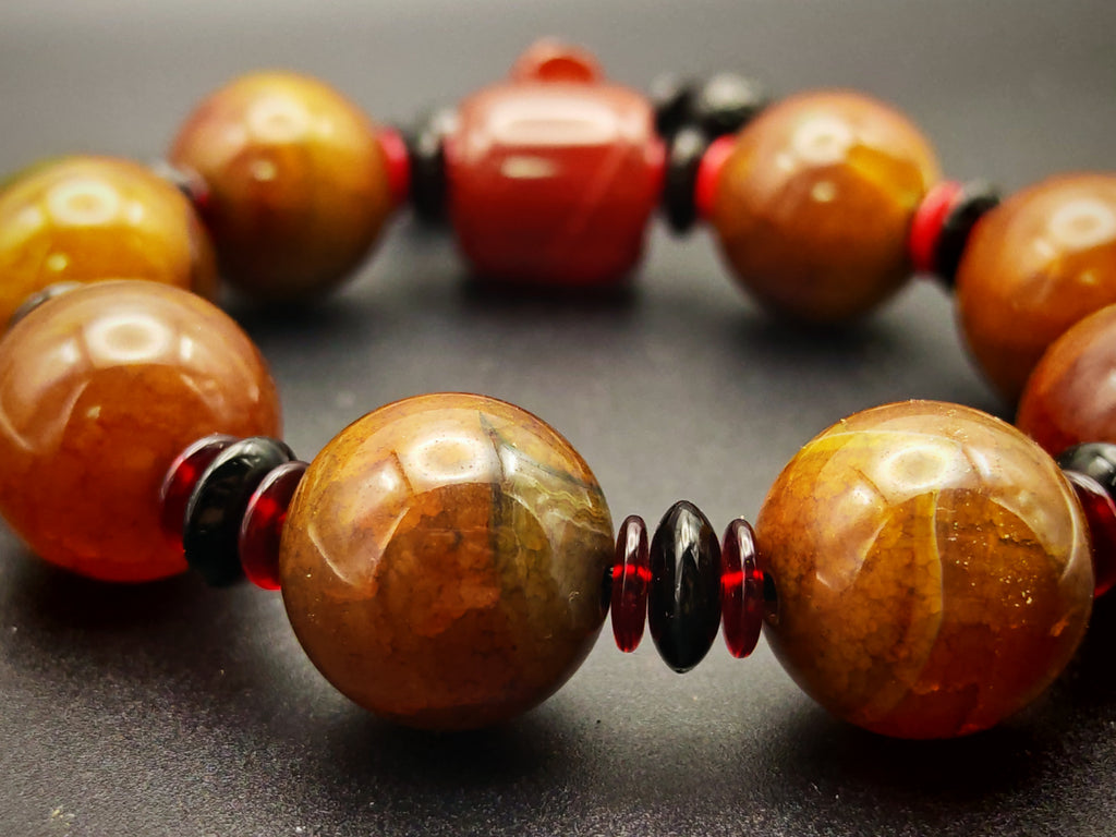 Samarkand — Warring States Red Agate Bracelet