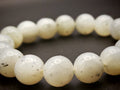 Xinjiang — Hetian Qinghua Seed Jade Bracelet, Ink-on-Snow