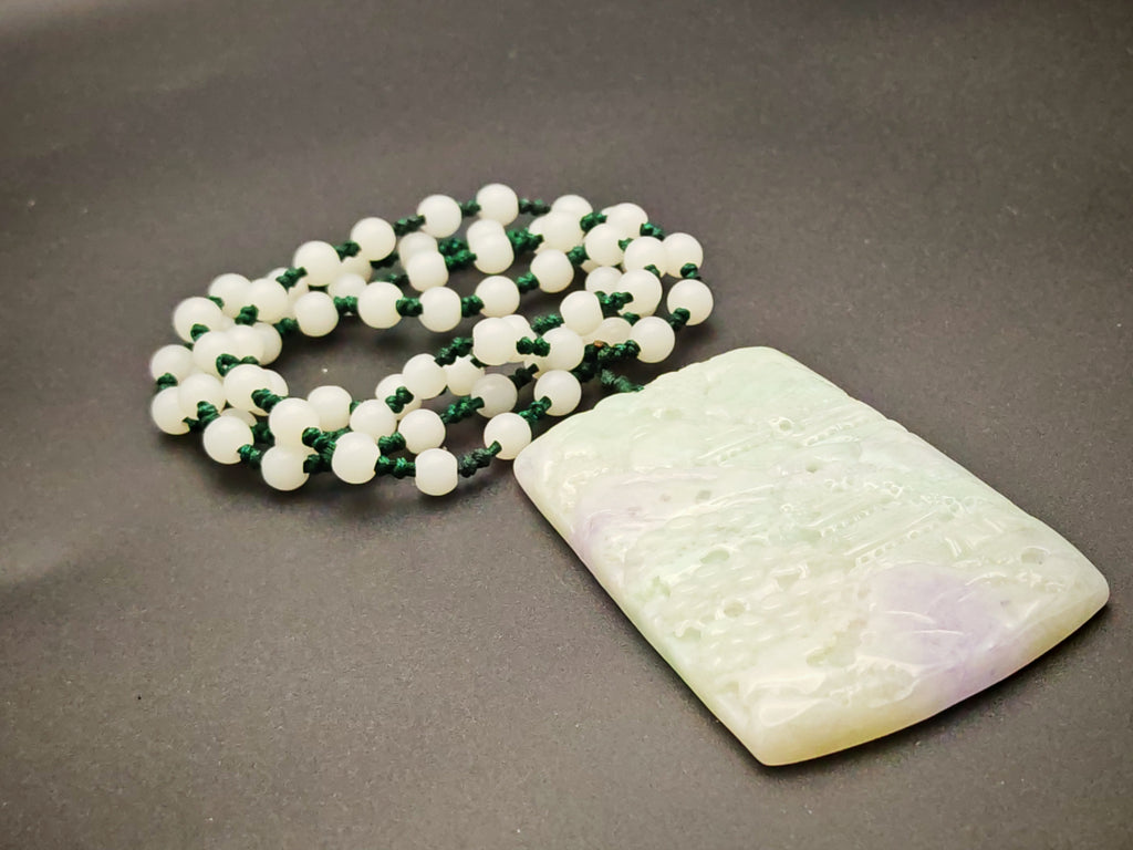 Myanmar — Jadeite Pendant, Ice Green