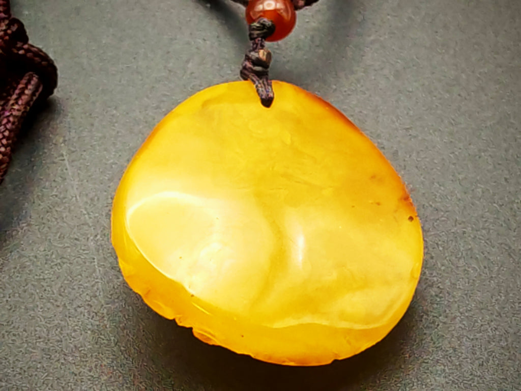 Kaliningrad Amber Pendant — Mahakala, Guardian of Thresholds