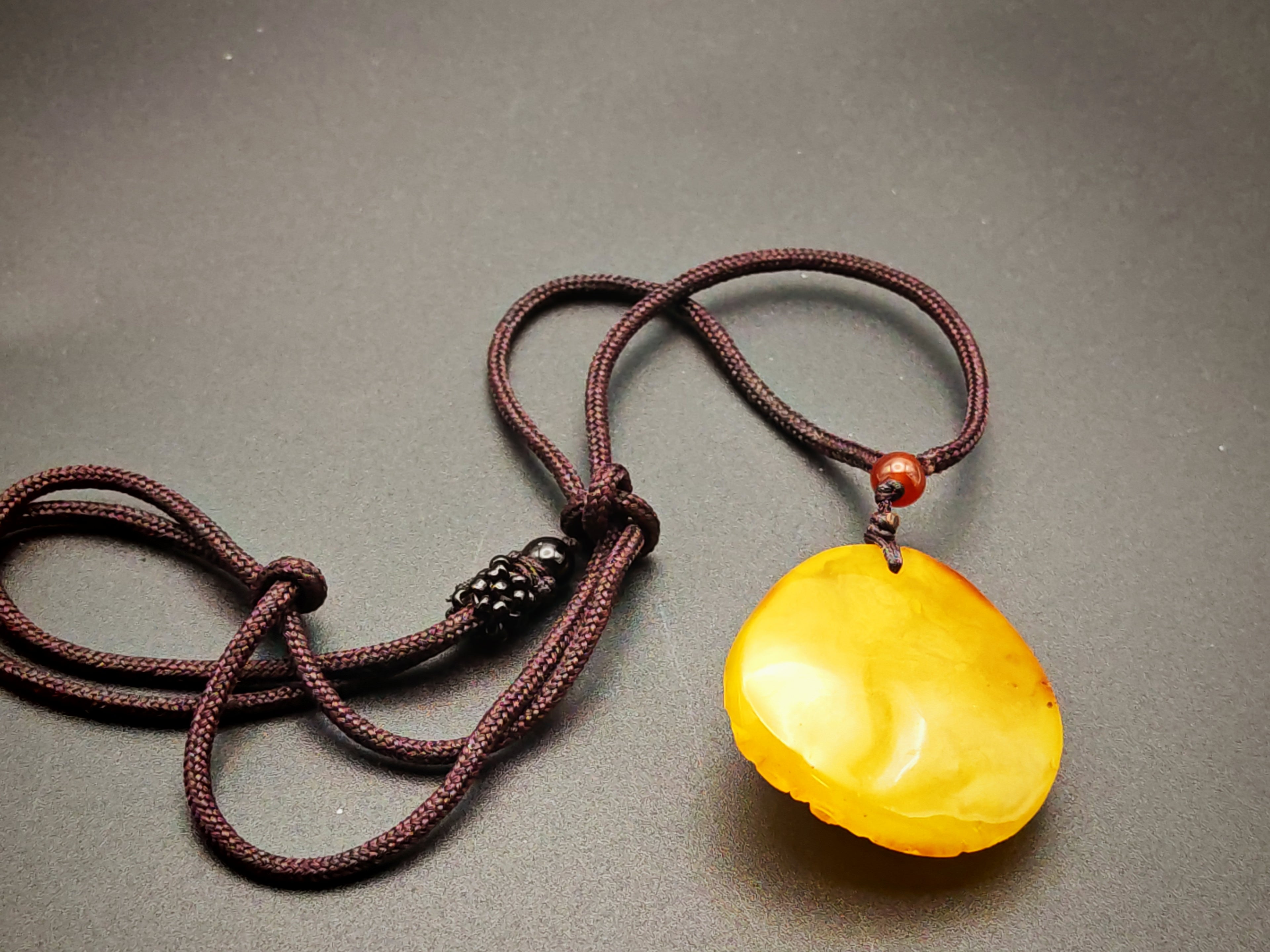 Kaliningrad Amber Pendant — Mahakala, Guardian of Thresholds